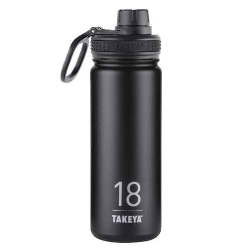 Takeya 6406870 18 oz ThermoFlask Asphalt Stainless Steel Double Wall T