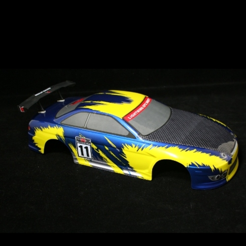 Redcat Racing 12305 .10 200mm Onroad Car Body Blue and Yellow