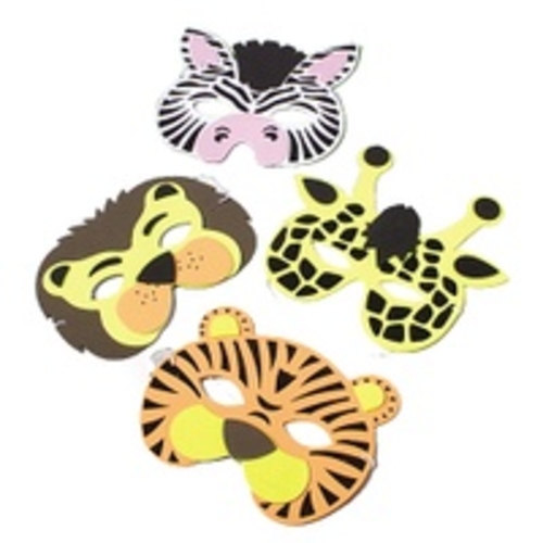 US Toy 7347 Wild Animal Foam Masks