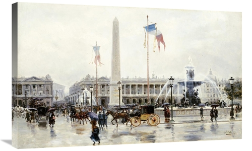 Global Gallery GCS-267855-36-142 36 in. A View of the Place De La Conc