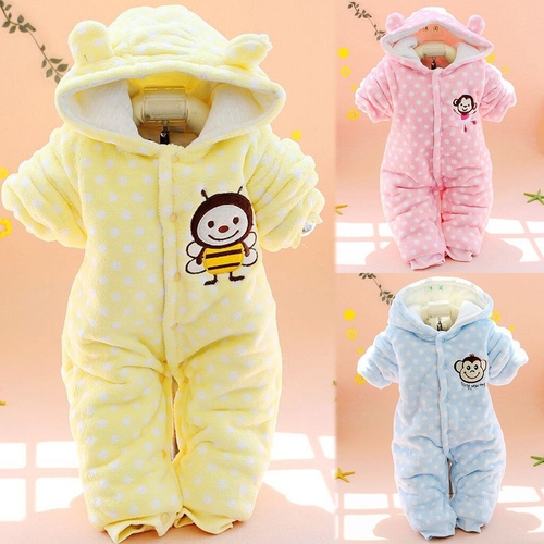 Newborn Infant Baby Romper Jumpsuit Clothes Winter