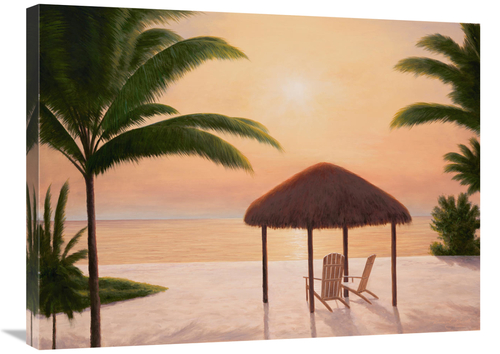 Global Gallery GCS-136848-2432-142 24 x 32 in. Beach Tiki Art Print - 