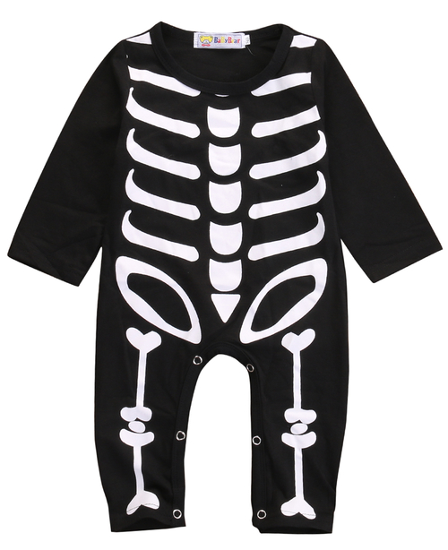 Newborn Skeletons Jumpsuit Clothes Outfits