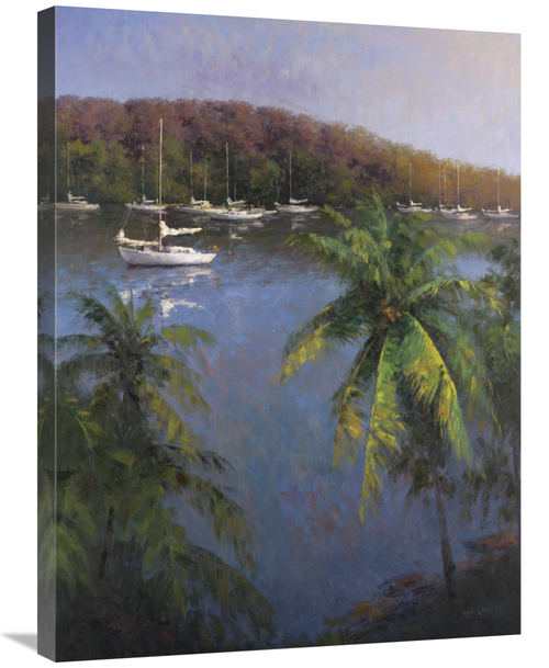 Global Gallery GCS-125302-2432-142 24 x 32 in. Caribbean Lagoon Art Pr