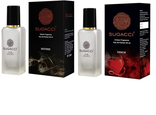 S SUGACCI Demon  & Sedurre Perfumes for Men and Women combo pack Eau