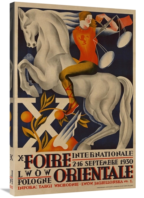 Global Gallery GCS-472712-2436-142 24 x 36 in. Xe Foire Orientale - Vi