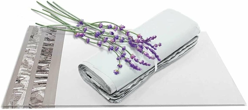 Pack of 100 Returnable Poly Mailer Envelopes 7.5 x 10. Flap Size 3".