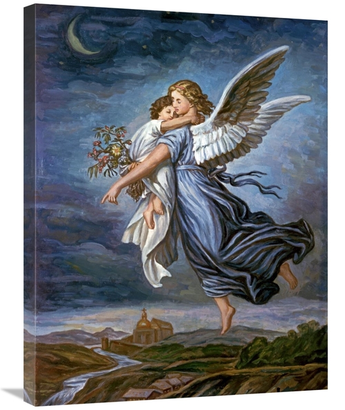 Global Gallery GCS-283338-30-142 30 in. The Guardian Angel Art Print -