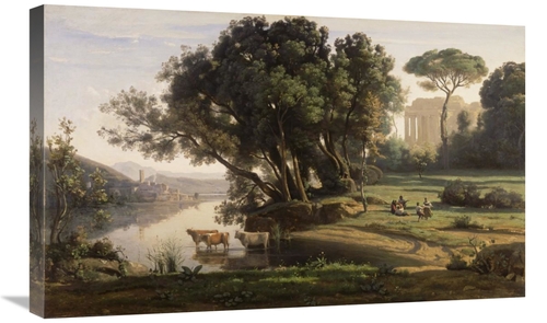 Global Gallery GCS-459965-30-142 30 in. Italian Landscape - Soleil Lev