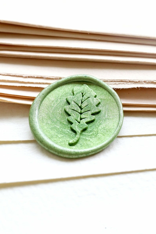 Oak Leaf Wax Seal Stamp /wax seal Stamp kit /Custom Sealing Wax Stamp
