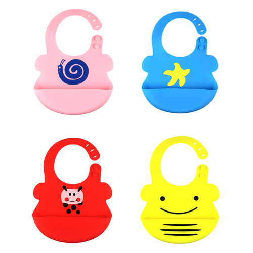 Silicone Baby Bibs Waterproof Feeding Baby Saliva