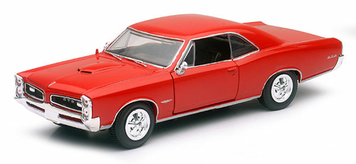 New-Ray NEW71853A 1966 Pontiac GTO Hard Top, Red