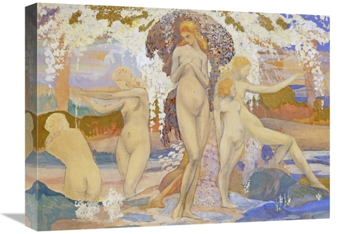 Global Gallery GCS-267011-22-142 22 in. The Bathers Art Print - A. Phi