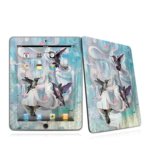 DecalGirl IPAD-HUMMBRDS iPad Skin - Hummingbirds