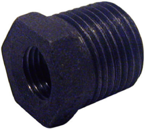 B-BUS0503 0.5 x 0.38 in. Black Hex Bushing