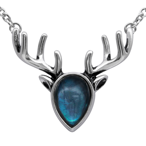 Mother of Pearl  Reindeer Necklace 