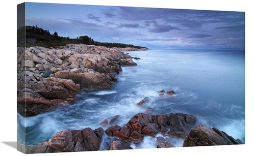 Global Gallery GCS-397615-1624-142 16 x 24 in. Coastal Granite Rocks&#