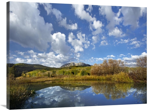 Global Gallery GCS-396634-3040-142 30 x 40 in. Pond Near East Beckwith