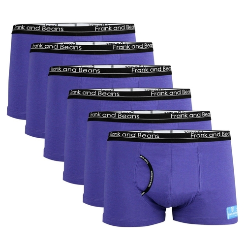 Boxer Briefs-6x-Navy Purple