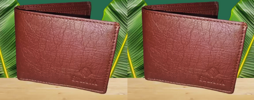 Casual, Formal Brown Artificial Leather Wallet PACK OF 2