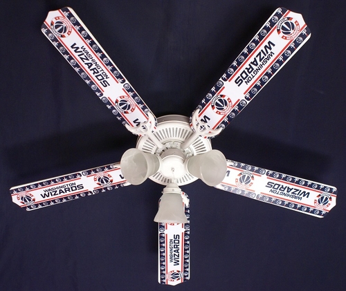 Ceiling Fan Designers 52FAN-NBA-WAS 52 in. NBA Washington Wizards Bask