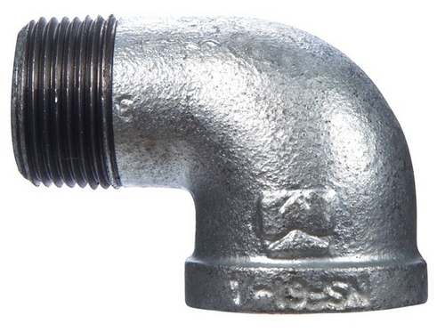 B & K 510-308BG 2 x 2 in. Malleable Galvanized Iron Street Elbow