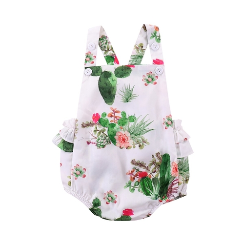 New Newborn Baby Girls Backless Romper