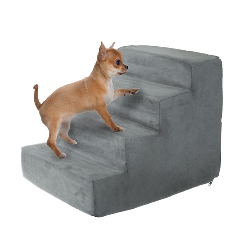 Petmaker 80-PET6016 High Density Foam Pet Stairs 4 Steps with Machine 