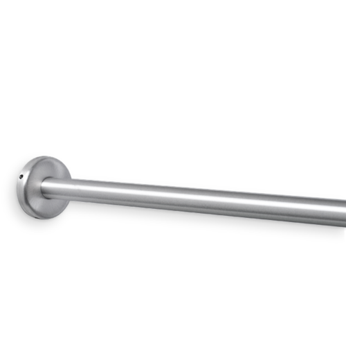 AJW UX2-C60 1.25 In. Diameter Shower Curtain Rod- 60 In. L - C-Type Fl