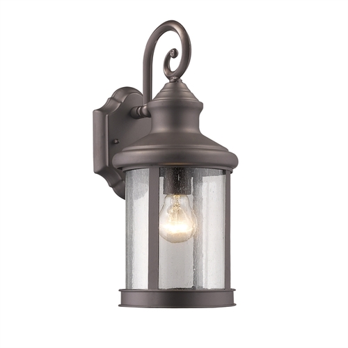Chloe CH22049RB16-OD1 16 in. Lighting Galahad Transitional 1 Light Rub