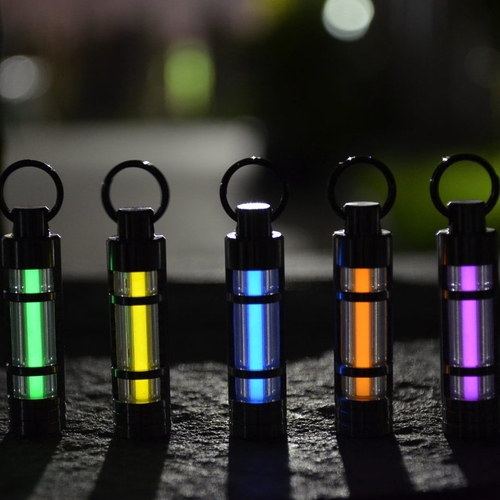 Titanium Alloy Tritium Illuminated Key Chain