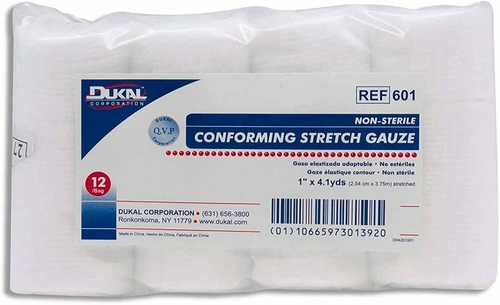 Conforming Stretch Gauze 1 inch x 4.1 yards. Case of 96 Conforming