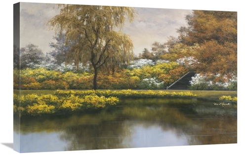 Global Gallery GCS-394005-2030-142 20 x 30 in. Floral Gardens Art Prin