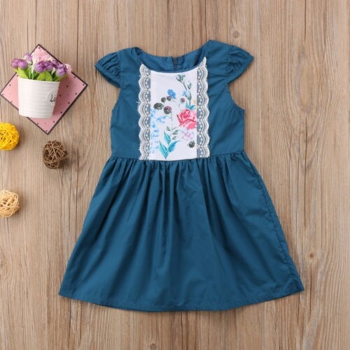 Newborn Toddler Summer Kids Baby Girls Cotton Lace