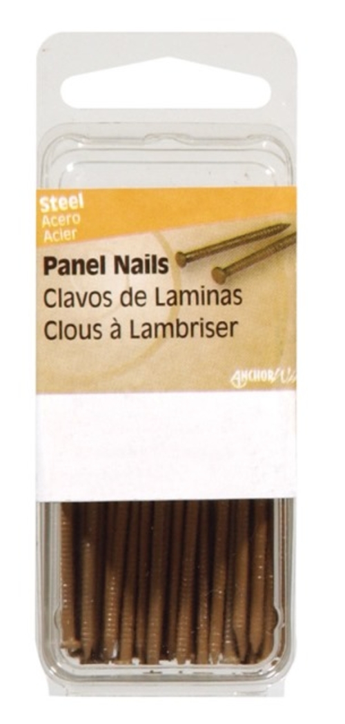 Hillman 532668 1.5 oz Panel Nails  Brown - 1.625 in. - pack of 6