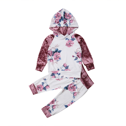 Lovely Kids Baby Girls Cotton Clothes Autumn Sets