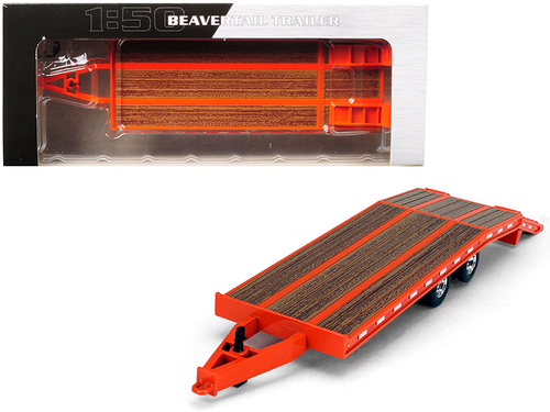 Beavertail Trailer Orange 1/50 Diecast Model by First Gear