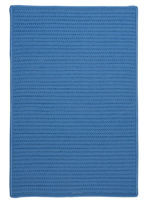 Colonial Mills Rug H870R024X048S Simply Home Solid - Blue Ice 2 ft. x 