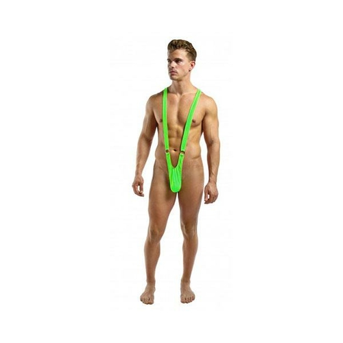 Male Power Sling Front Rings Green