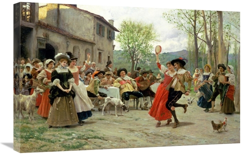 Global Gallery GCS-267644-30-142 30 in. Silks & Satins at the Wedding 