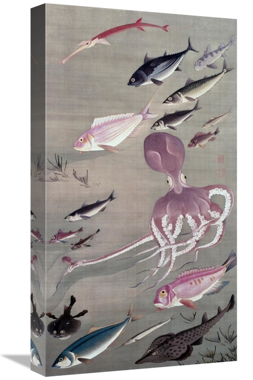 Global Gallery GCS-281197-22-142 22 in. Under Water Life Art Print - U