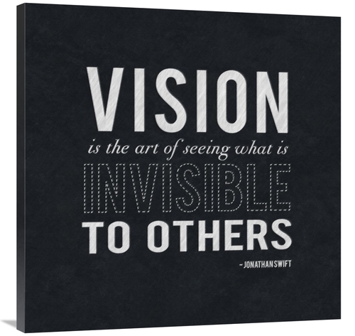 Global Gallery GCS-382228-3636-142 36 x 36 in. Quote - Swift - Vision 