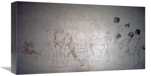 Global Gallery GCS-277280-22-142 22 in. Serment Du Jeu De Paume Art Pr