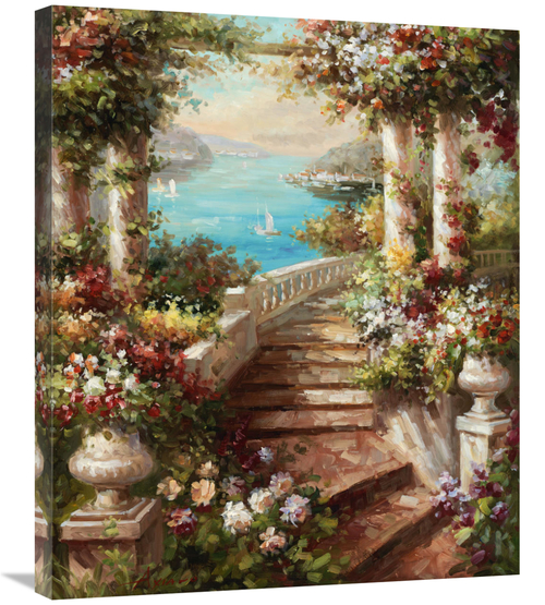 Global Gallery GCS-132552-30-142 30 in. Loggia Fiori Art Print - Axian