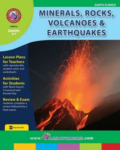 Rainbow Horizons A14 Minerals- Rocks- Volcanoes & Earthquakes - Grade 