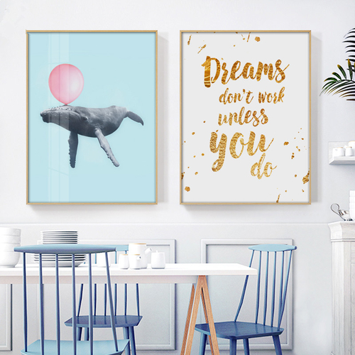 Nordic Posters And Prints Nursery Wall Art Kawaii