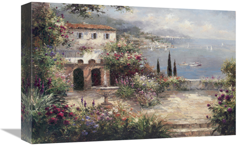 Global Gallery GCS-121430-1218-142 12 x 18 in. Mediterranean VIlla Art