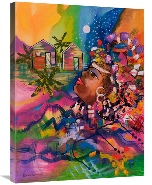 Global Gallery GCS-480451-2432-142 24 x 32 in. Valley Girl Art Print -