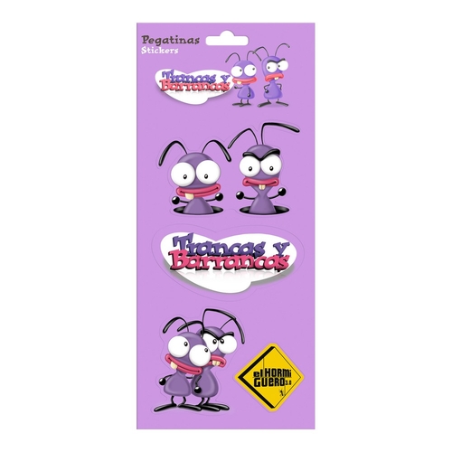 Stickers El Hormiguero Purple Black (4 pcs)