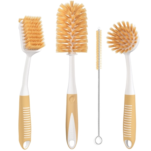 Dish Brush Set of 4 with Bottle Water Brush Dish Scrub Brush Scrubber